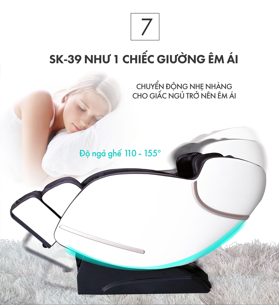 Ghế Massage Cao Cấp Nhật Bản Osun SK 39