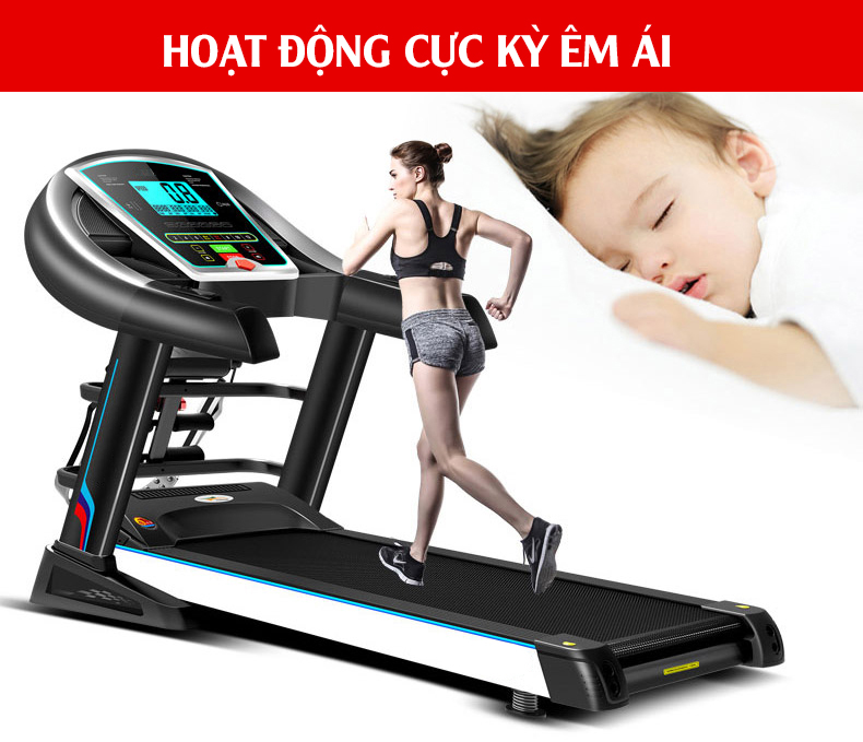 Động cơ máy chạy bộ chính hãng êm ái còn hàng nhái thì ồn và nhanh nóng.