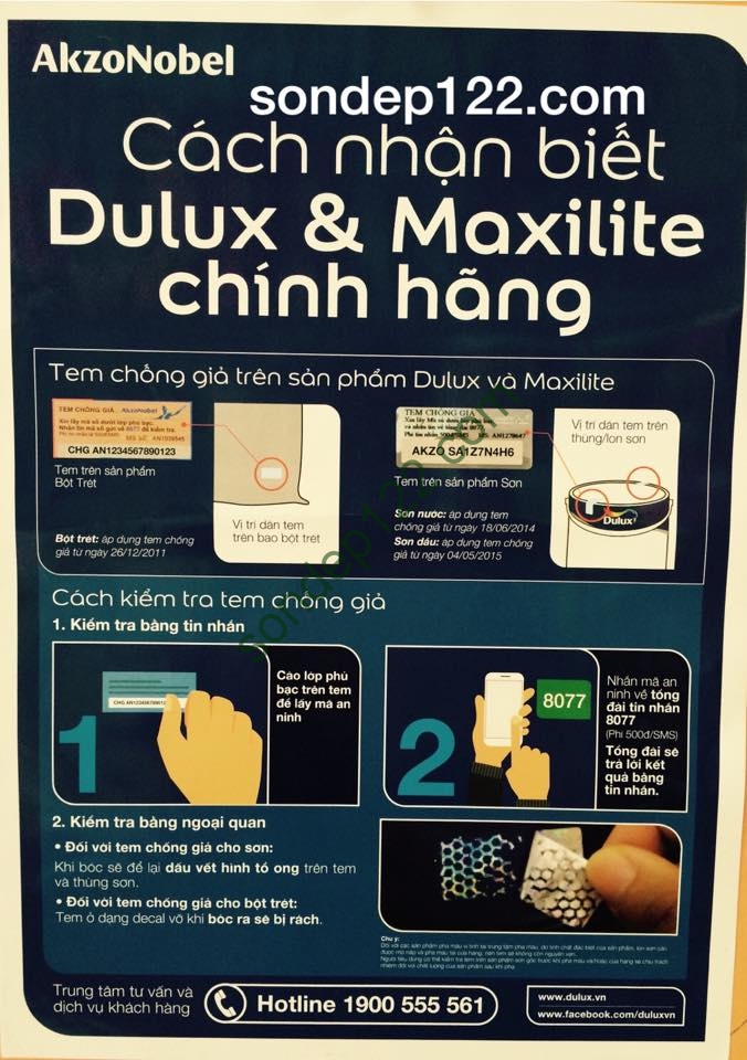 cách phân biệt sơn dulux